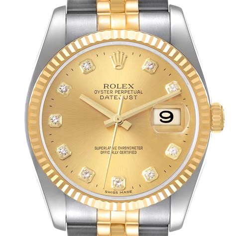 rolex datejust 36mm steel and yellow gold diamonds|rolex 2022 release datejust 36.